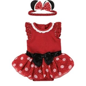 Disney Baby Costume - Minnie Mouse w/ Headband
